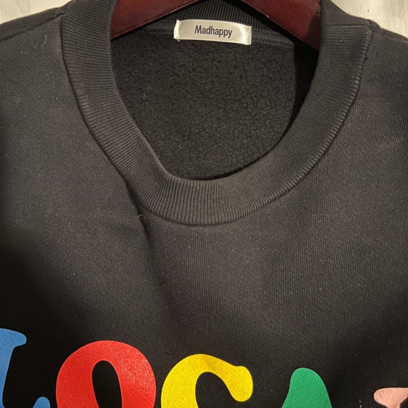 Madhappy Black Local Optimist Large Crewneck - Picture 4 of 4